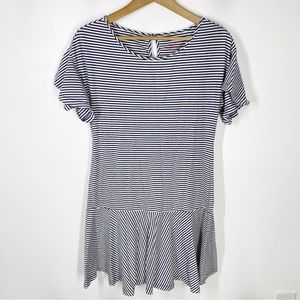Vineyard Vines Striped Drop Waist Knit Dress XXS